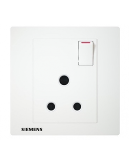 15A 1G SP SWT SOCKET WITH INDICATOR (WHITE) [SIEMENS DELTA RELFA]
